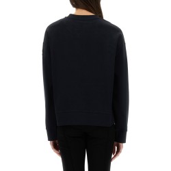 SWEATSHIRT WITH LOGO PATCH