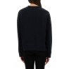 SWEATSHIRT WITH LOGO PATCH