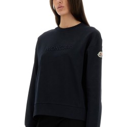 SWEATSHIRT WITH LOGO PATCH
