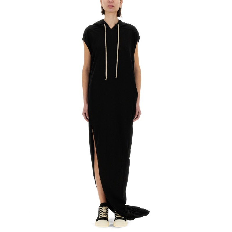 LONG DRESS WITH HOOD