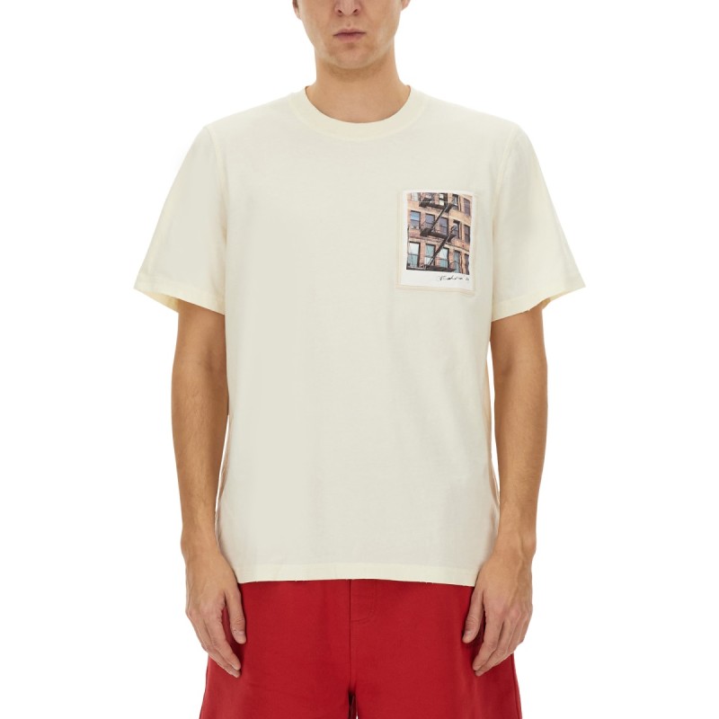 "POSTCARD BUILDING" T-SHIRT