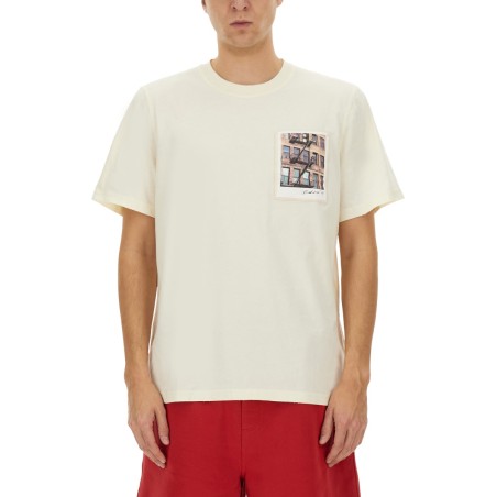 "POSTCARD BUILDING" T-SHIRT