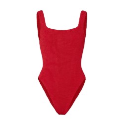 "SQUARE NECK SWIM" ONE PIECE SWIMSUIT