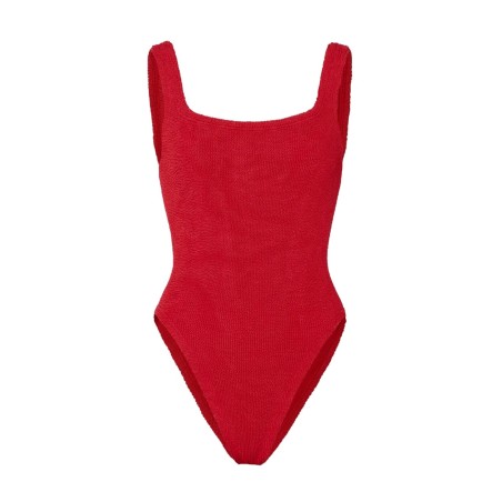 "SQUARE NECK SWIM" ONE PIECE SWIMSUIT