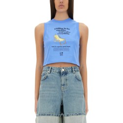 CROPPED TOP WITH PRINT