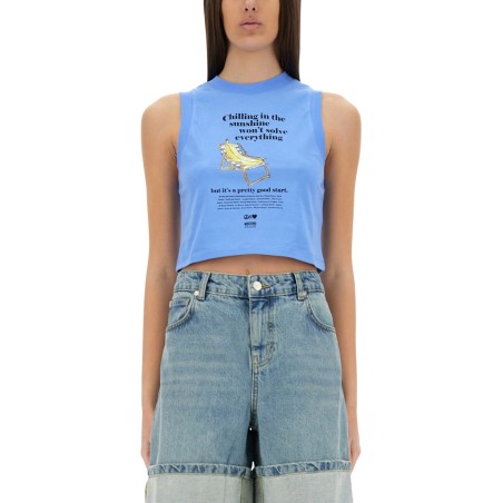 CROPPED TOP WITH PRINT