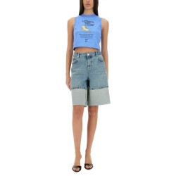 CROPPED TOP WITH PRINT