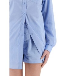 POPLIN CHEMISE JUMPSUIT