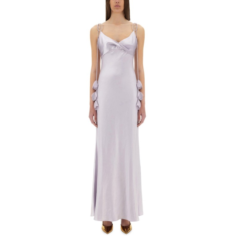 SATIN MAXI DRESS