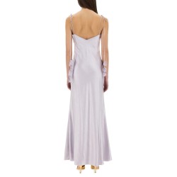 SATIN MAXI DRESS