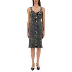 DENIM MIDI DRESS