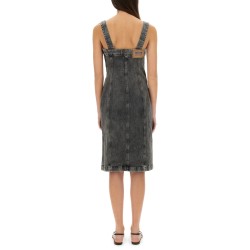 DENIM MIDI DRESS