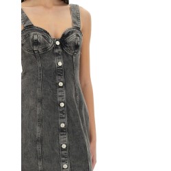 DENIM MIDI DRESS