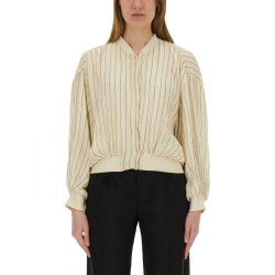 SILK BOMBER JACKET