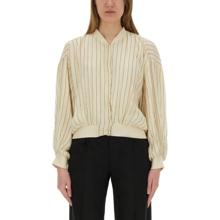 SILK BOMBER JACKET