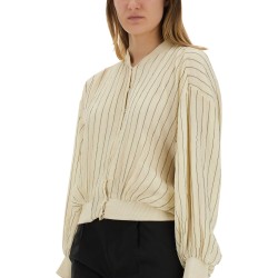 SILK BOMBER JACKET