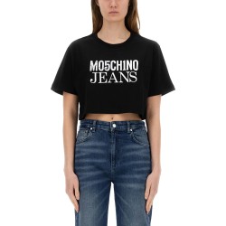 CROPPED T-SHIRT WITH LOGO