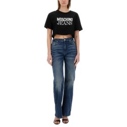 CROPPED T-SHIRT WITH LOGO
