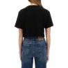 CROPPED T-SHIRT WITH LOGO