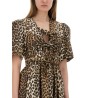 LEOPARD PRINT MIDI DRESS
