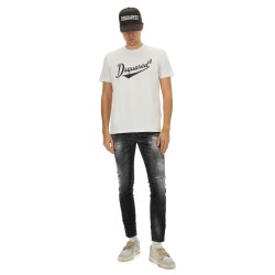 "COOL FIT VELVET LOGO" T-SHIRT