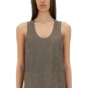 SUEDE DRESS