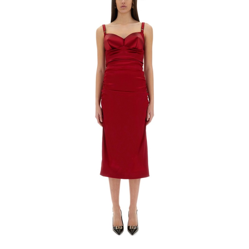 LONGUETTE DRESS WITH CONE CUPS