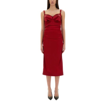 LONGUETTE DRESS WITH CONE CUPS