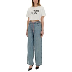 CROPPED T-SHIRT WITH LOGO
