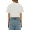 CROPPED T-SHIRT WITH LOGO