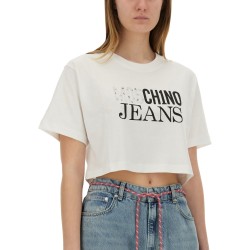 CROPPED T-SHIRT WITH LOGO
