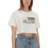 CROPPED T-SHIRT WITH LOGO