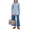 JACQUARD SHIRT AND KNOT IN THE BACK