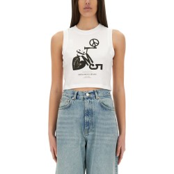 CROPPED TOP WITH PRINT