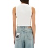 CROPPED TOP WITH PRINT