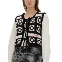 CROCHET KNIT VEST