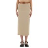 "TAILORED TWIST" LONG SKIRT