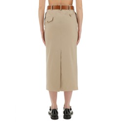 "TAILORED TWIST" LONG SKIRT