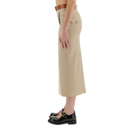 "TAILORED TWIST" LONG SKIRT