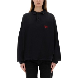 LONG SLEEVE POLO SHIRT "LAUREL" CLASSIC
