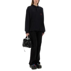 LONG SLEEVE POLO SHIRT "LAUREL" CLASSIC