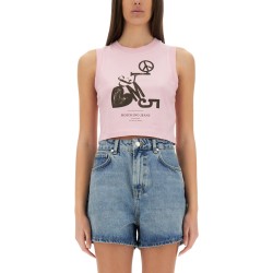 CROPPED TOP WITH PRINT