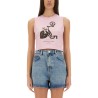CROPPED TOP WITH PRINT