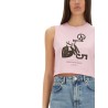CROPPED TOP WITH PRINT