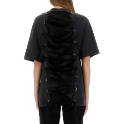 "LACE-UP" T-SHIRT
