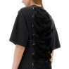 "LACE-UP" T-SHIRT
