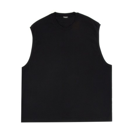COTTON SLEEVELESS T-SHIRT