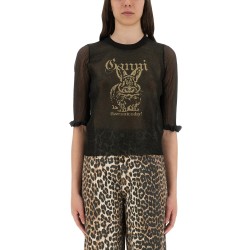 TRANSPARENT JACQUARD TOP