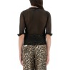 TRANSPARENT JACQUARD TOP