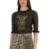 TRANSPARENT JACQUARD TOP